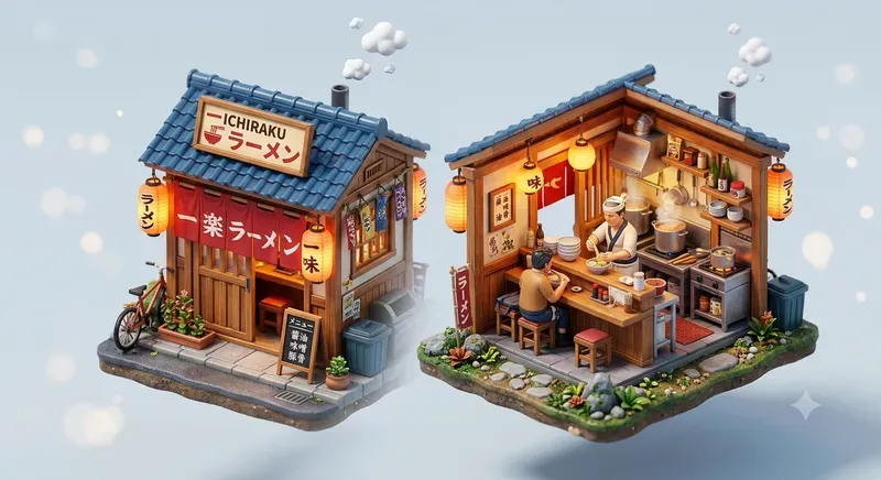 3D Isometric Micro Shop Generator