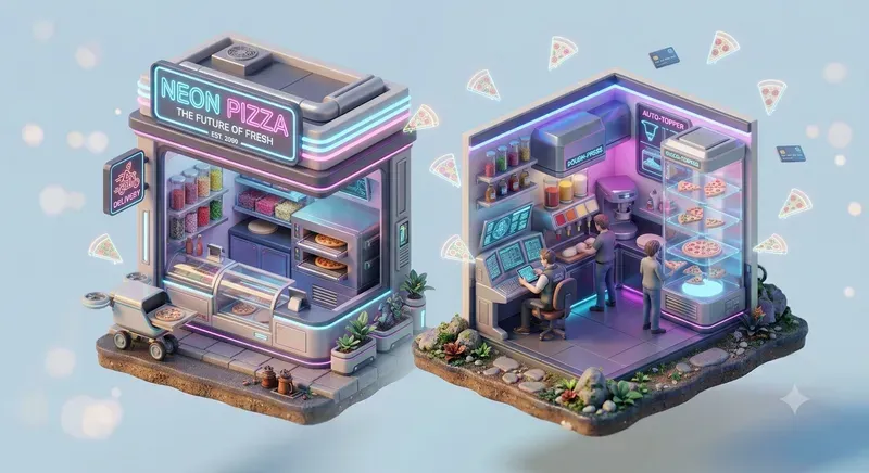 3D Isometric Micro Shop Generator