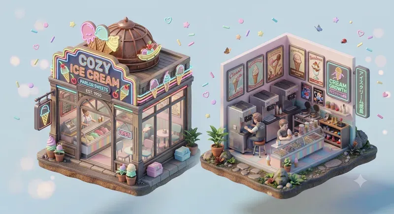 3D Isometric Micro Shop Generator