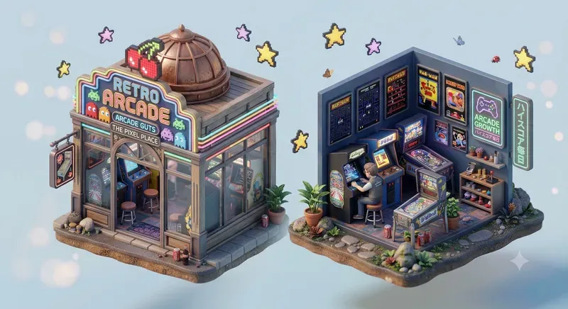 3D Isometric Micro Shop Generator