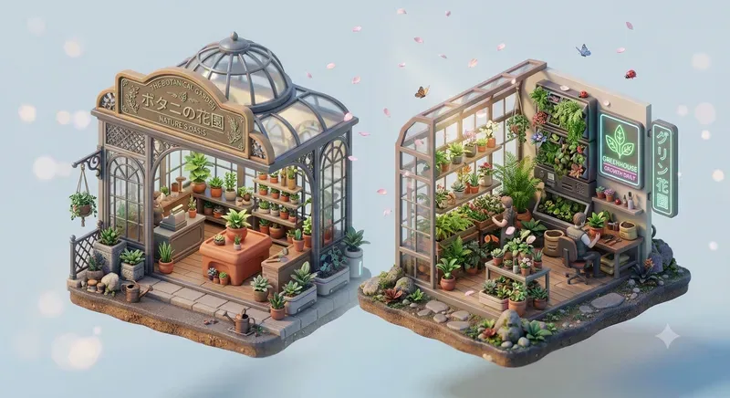 3D Isometric Micro Shop Generator
