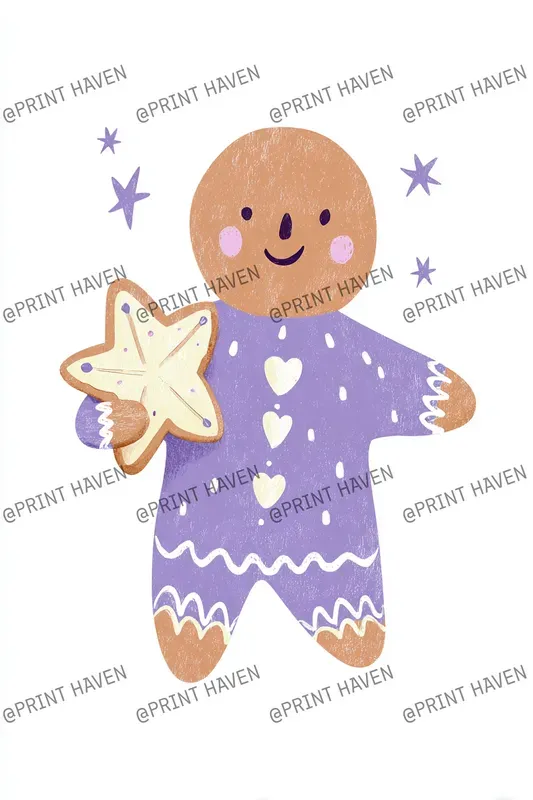 Pastel Monochrome Christmas Clipart