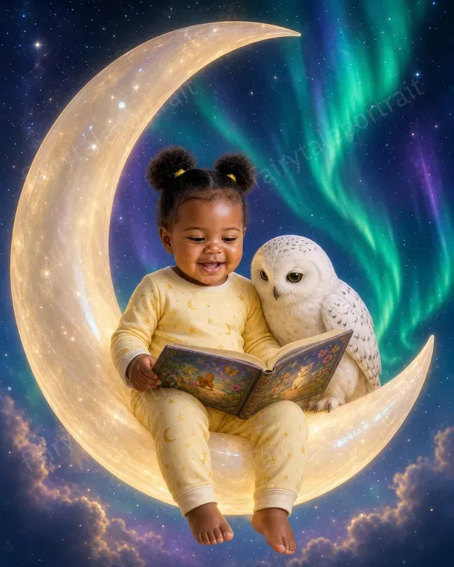 Kids Moon Storybook Photo Portraits