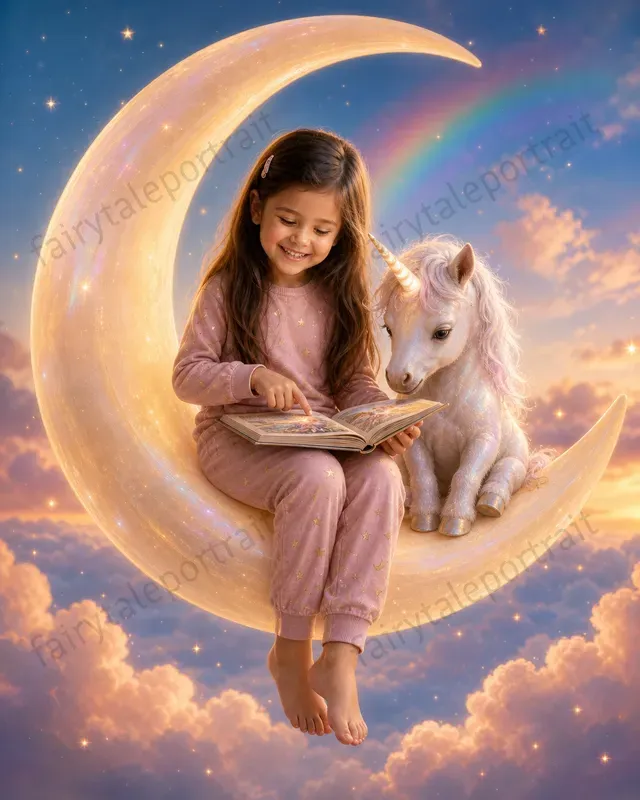 Kids Moon Storybook Photo Portraits