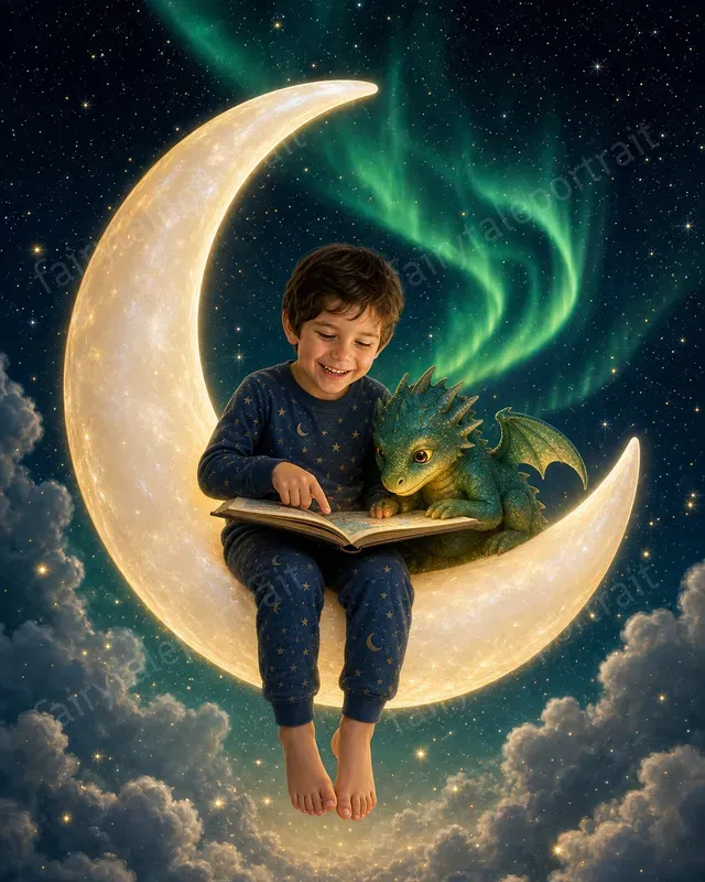 Kids Moon Storybook Photo Portraits