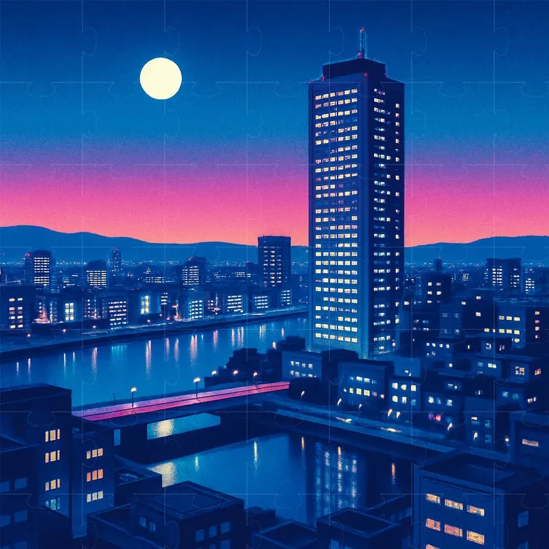 80s Japanese City Pop Art