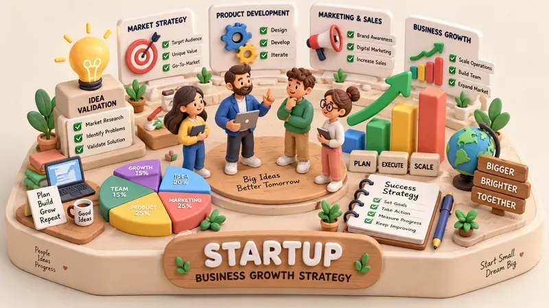 3D Claymorphic Infographics