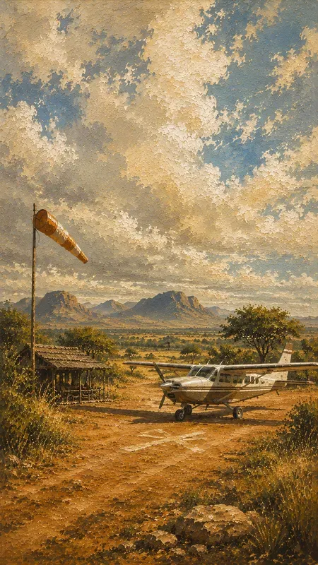 Acrylic Summers In South African Reserves
