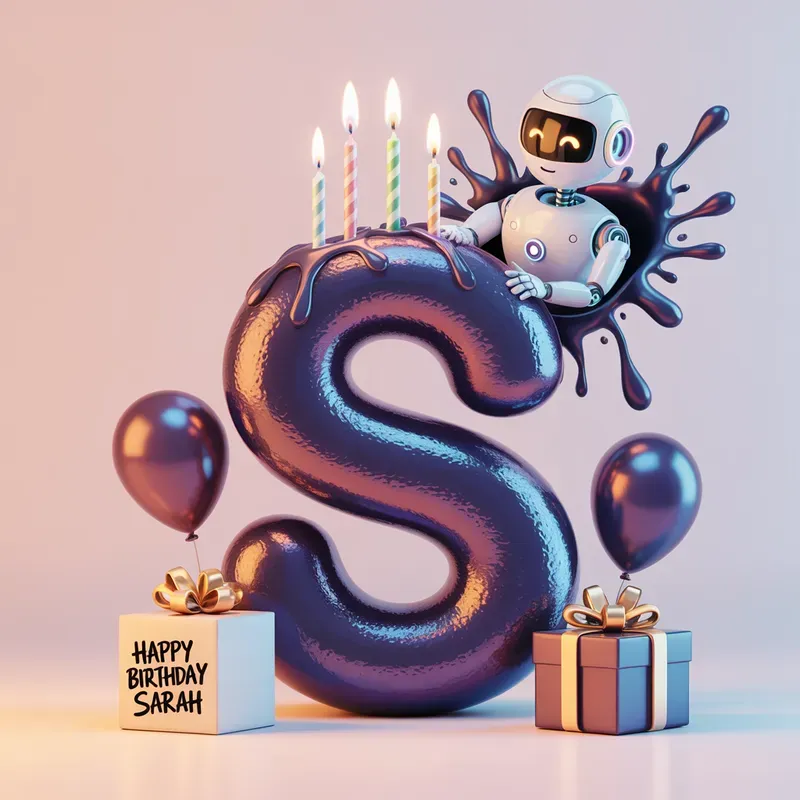 Custom Happy Birthday 3D Bot Themes