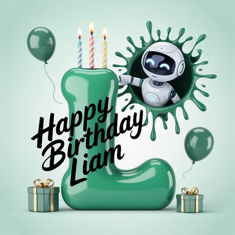 Custom Happy Birthday 3D Bot Themes