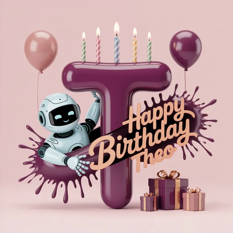 Custom Happy Birthday 3D Bot Themes