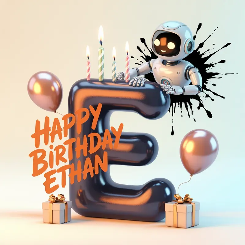 Custom Happy Birthday 3D Bot Themes