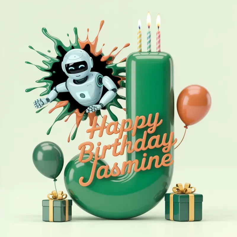 Custom Happy Birthday 3D Bot Themes