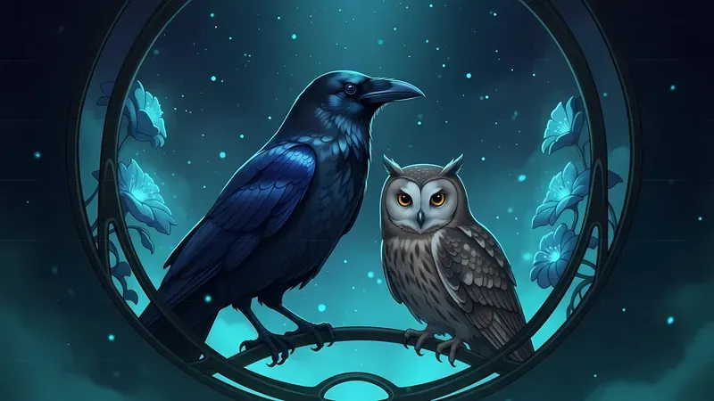 Nocturnal Enchantments Art Nouveau Style
