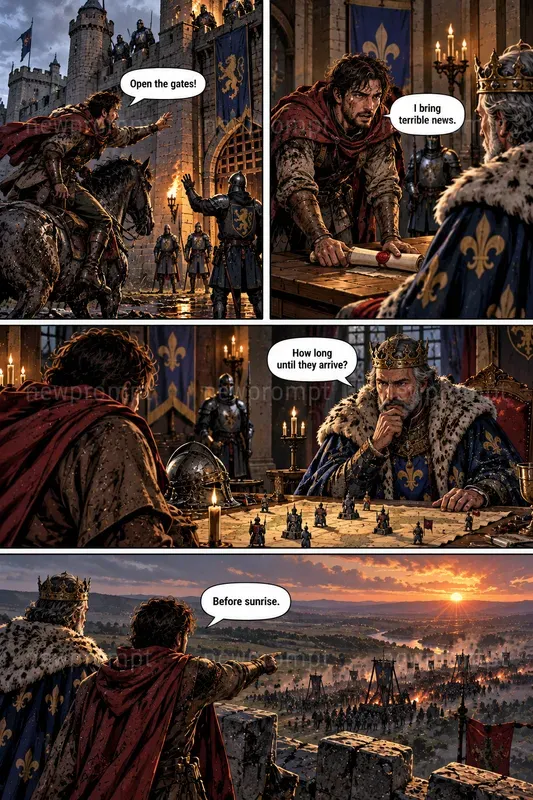 Cinematic Comic Page Creators