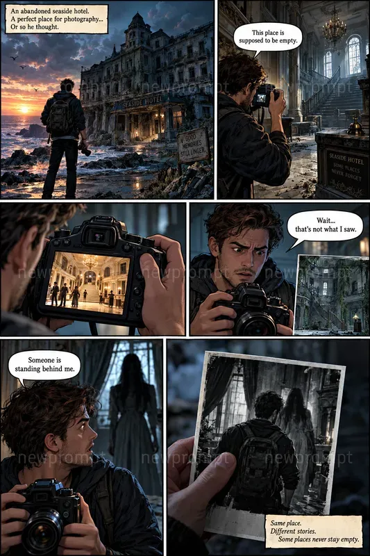 Cinematic Comic Page Creators