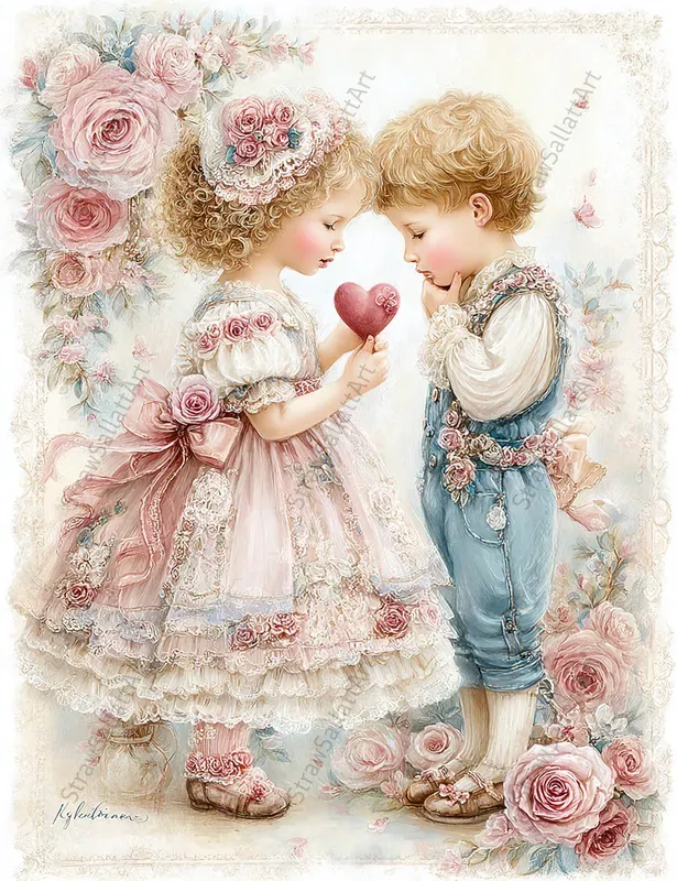 Valentine Love Cards Art Collections