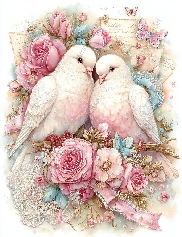 Valentine Love Cards Art Collections