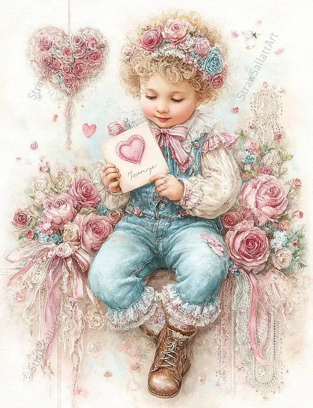 Valentine Love Cards Art Collections