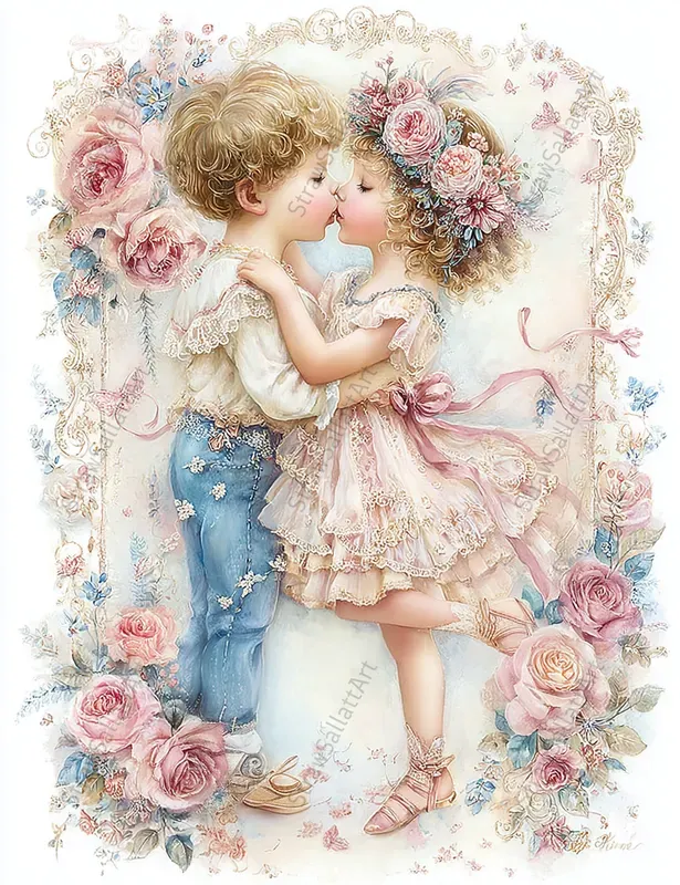 Valentine Love Cards Art Collections