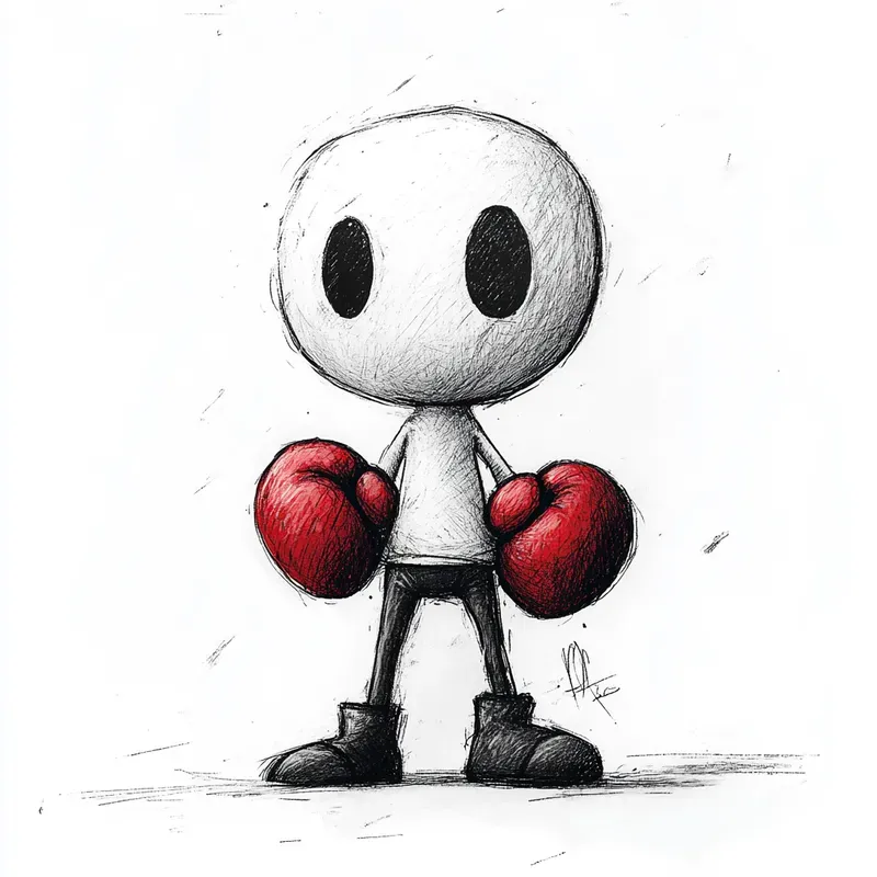 Stickman Simple Art Minimalist Figures