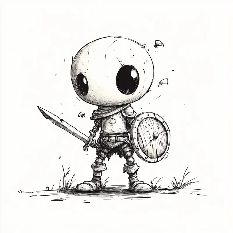 Stickman Simple Art Minimalist Figures