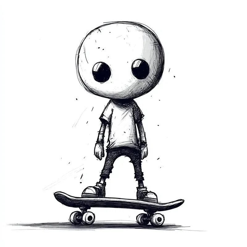 Stickman Simple Art Minimalist Figures