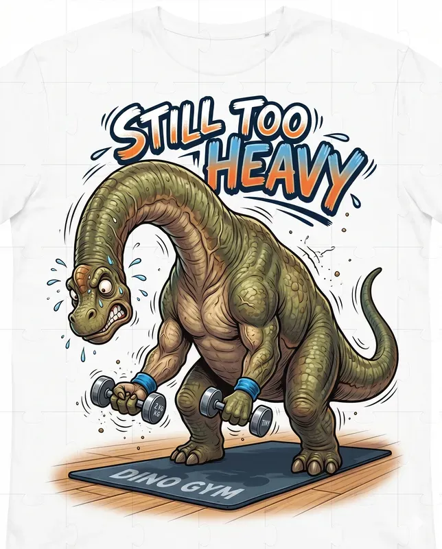 Funny Dinosaur Gym Tshirts