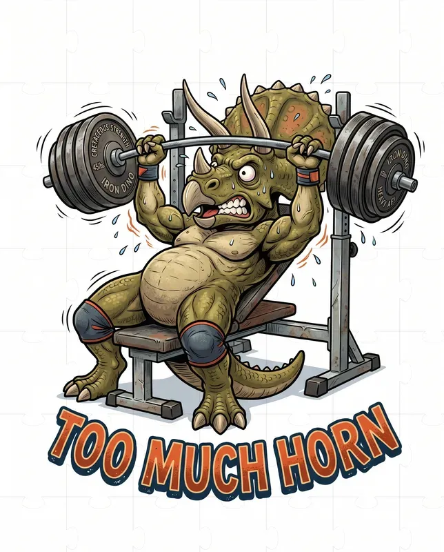 Funny Dinosaur Gym Tshirts