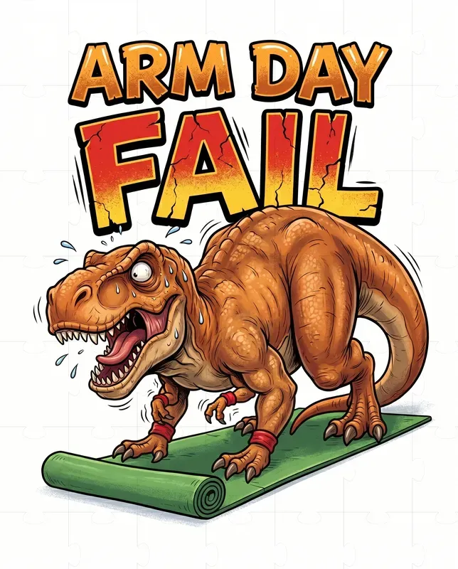 Funny Dinosaur Gym Tshirts