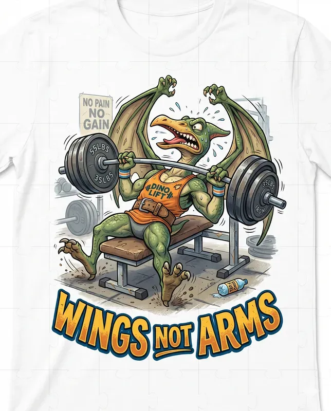 Funny Dinosaur Gym Tshirts