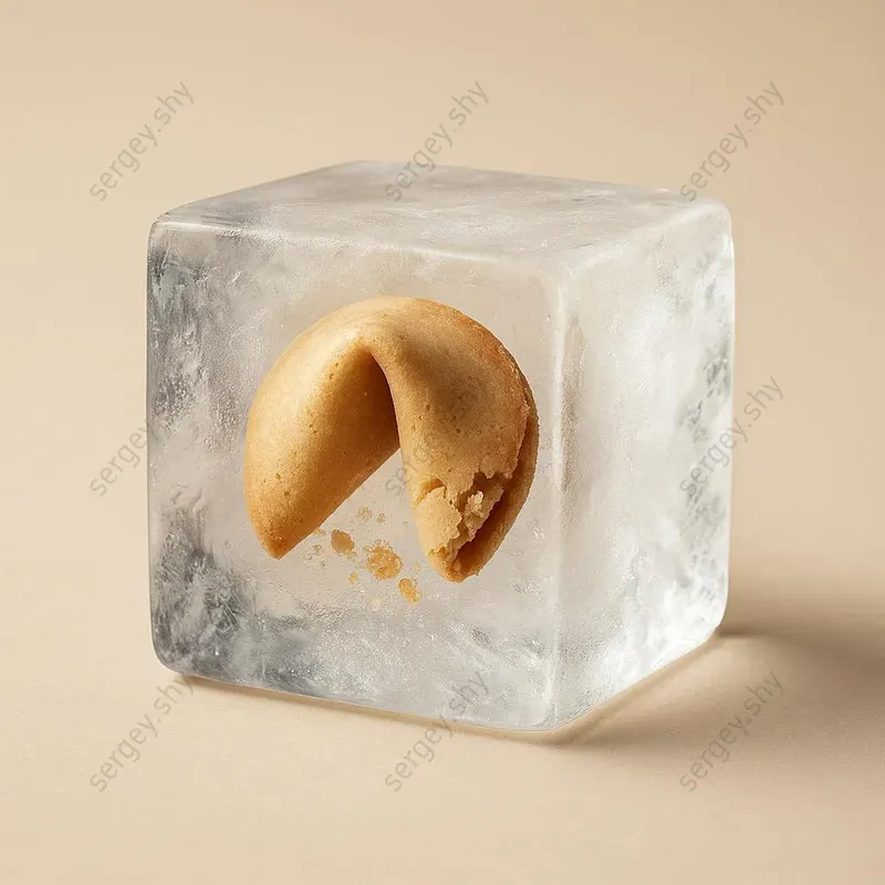 Frozen Cube Icons Icy Objects Series