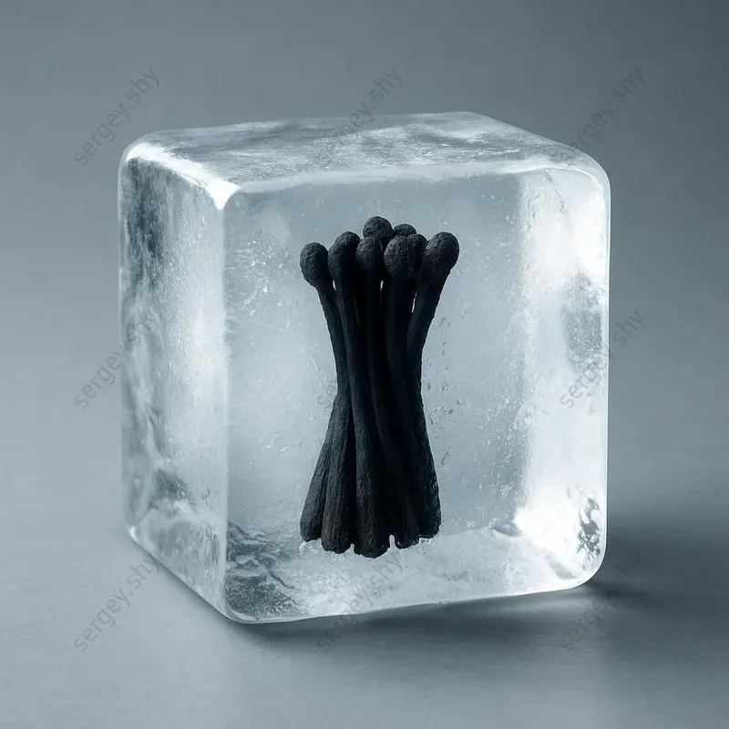 Frozen Cube Icons Icy Objects Series