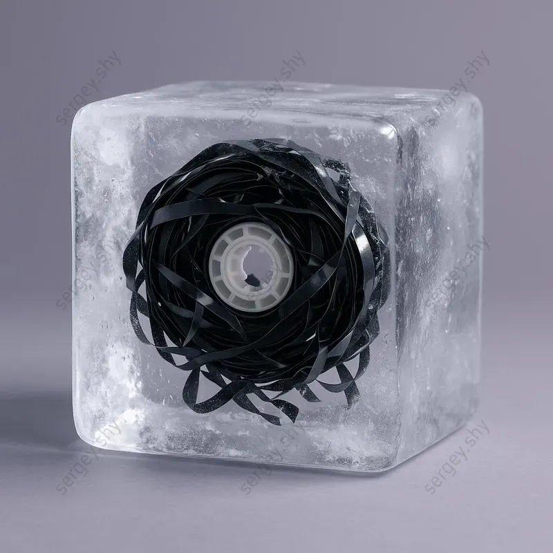 Frozen Cube Icons Icy Objects Series