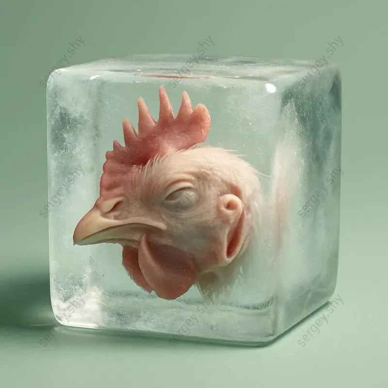 Frozen Cube Icons Icy Objects Series