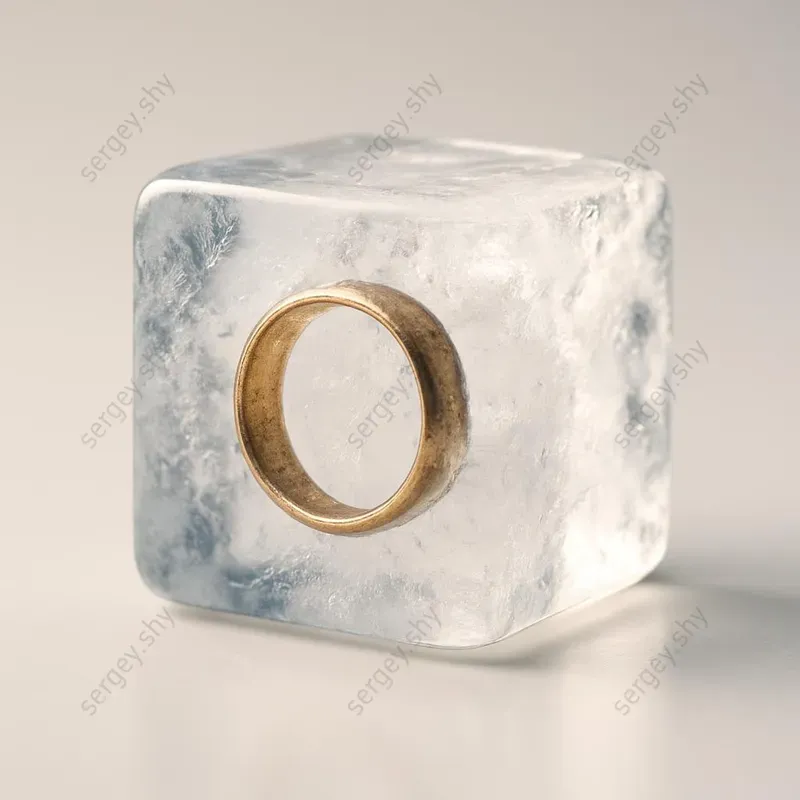 Frozen Cube Icons Icy Objects Series