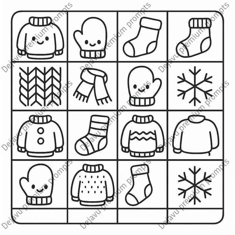 Cozy Cute Patterns Coloring Pages