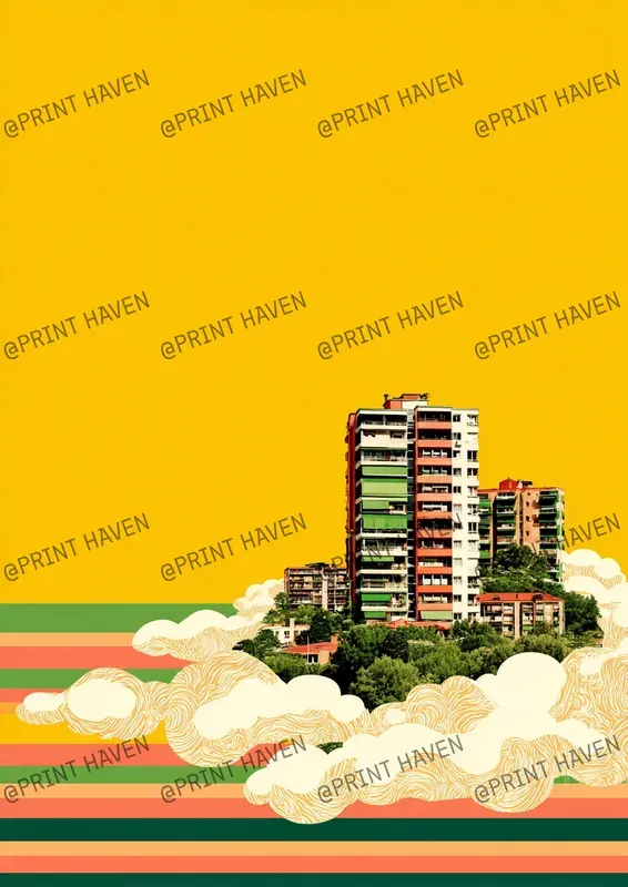 Surreal Movie Stripes Posters