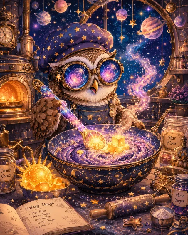 Cosmic Baker Animal Stickers