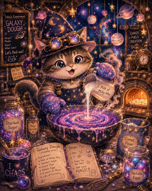 Cosmic Baker Animal Stickers