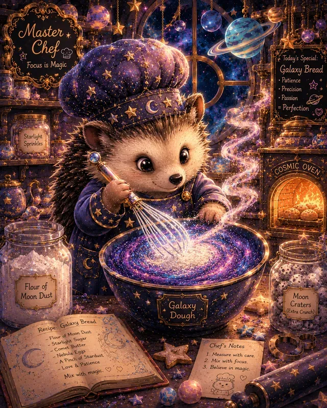 Cosmic Baker Animal Stickers
