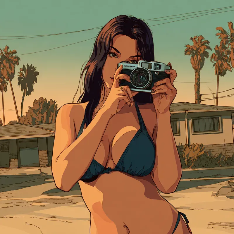 San Andreas Cartoon Style Art