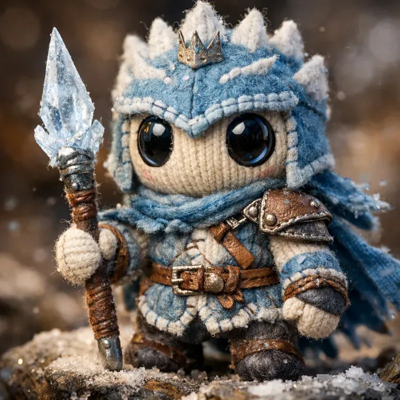 Tiny Warrior Toy Fantasy Concept Art
