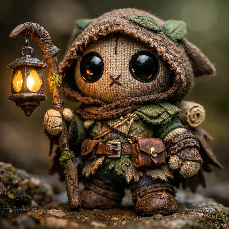 Tiny Warrior Toy Fantasy Concept Art