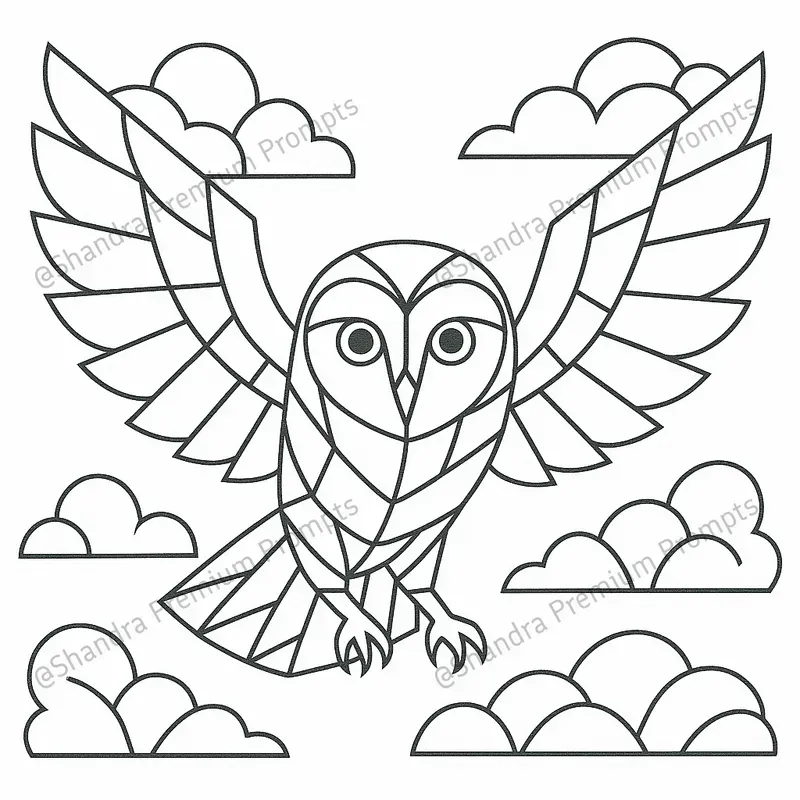 Cubist Thanksgiving Day Coloring Books