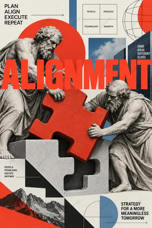 Corporate Mysticism Collages