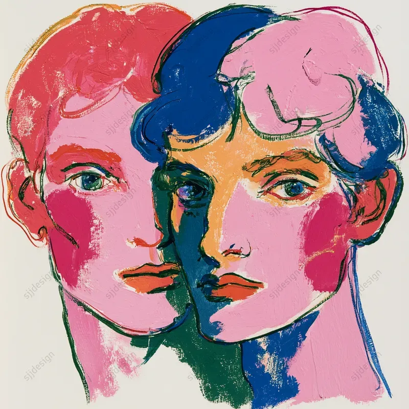 Hot Pink Fauve Art Prints