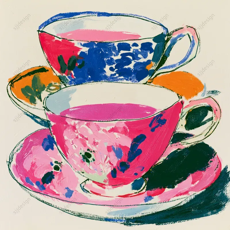 Hot Pink Fauve Art Prints