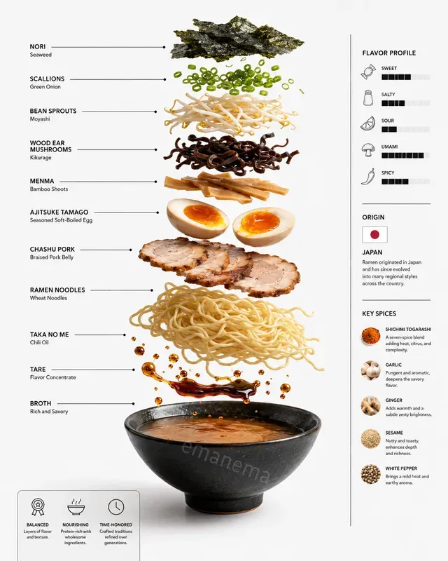 Exploded View Culinary Info Posters