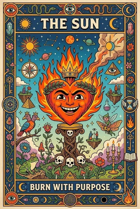 Pop Surrealist Tarot Art